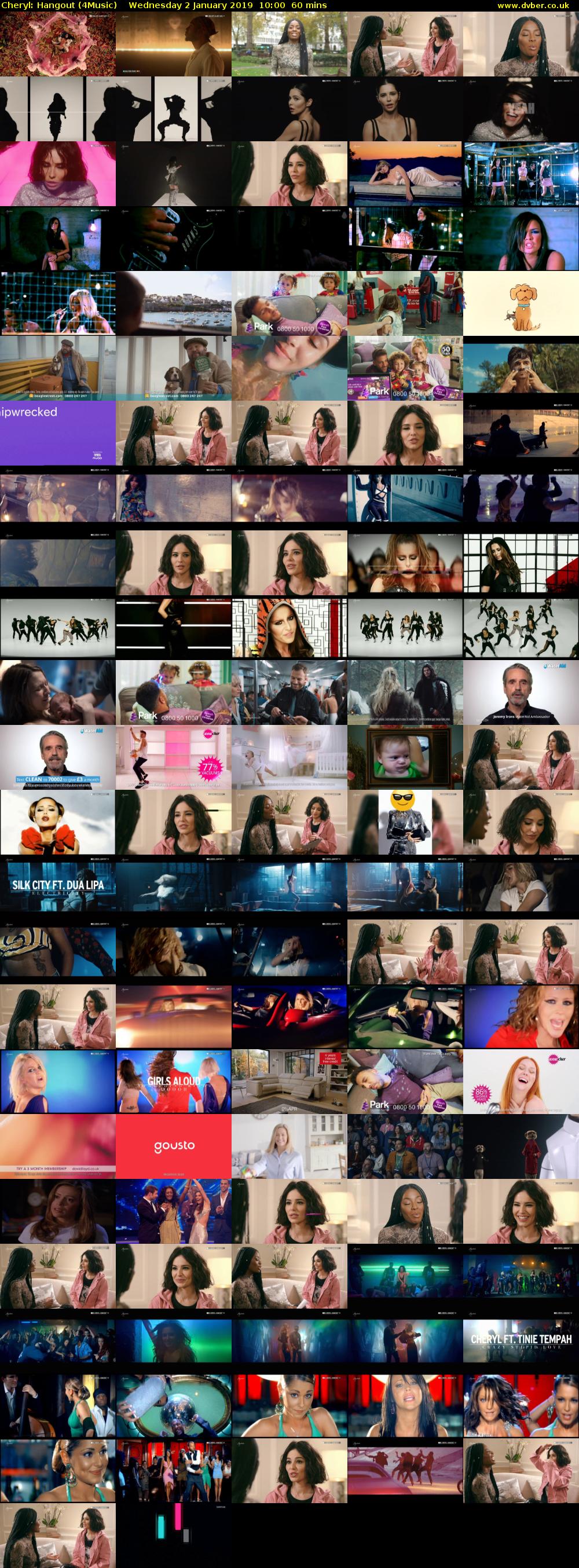 Cheryl: Hangout (4Music) Wednesday 2 January 2019 10:00 - 11:00