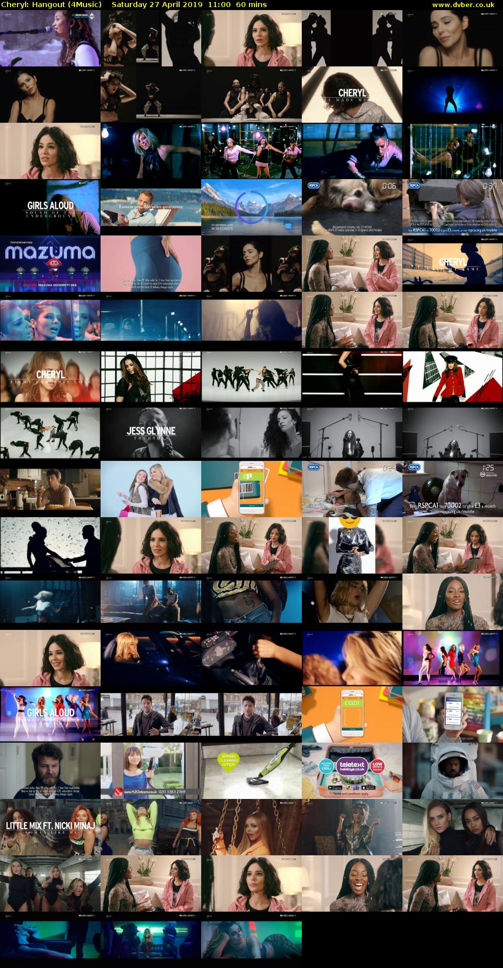 Cheryl: Hangout (4Music) Saturday 27 April 2019 11:00 - 12:00