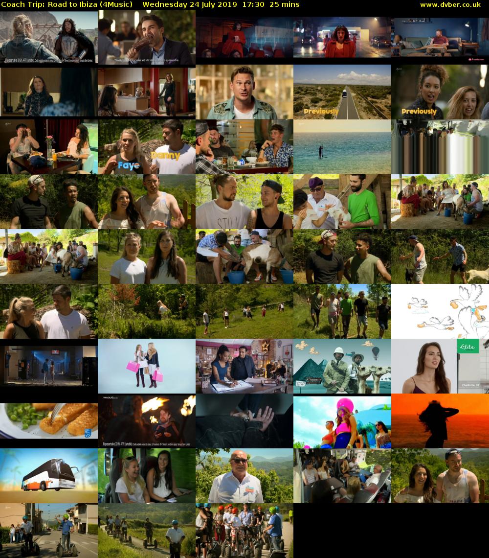 Coach Trip: Road to Ibiza (4Music) Wednesday 24 July 2019 17:30 - 17:55