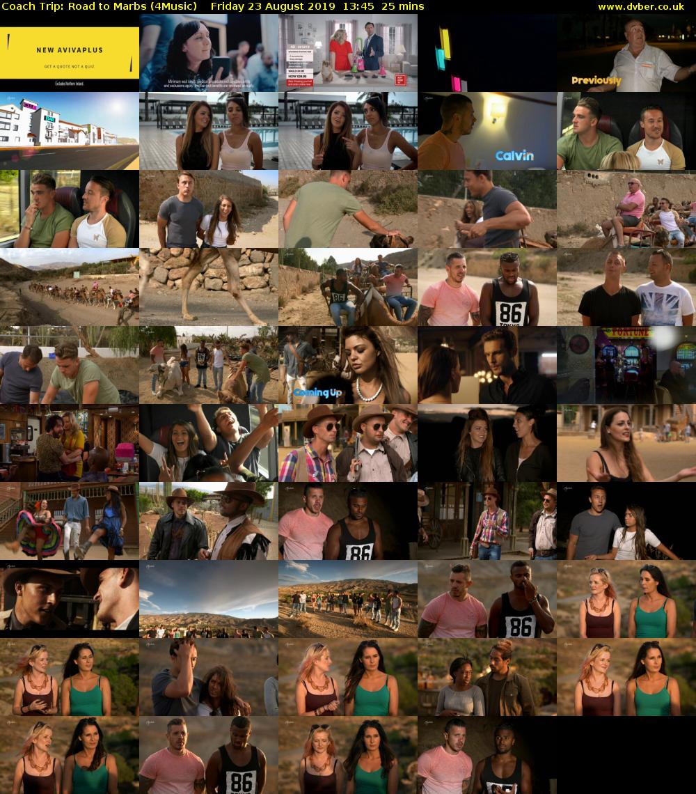 Coach Trip: Road to Marbs (4Music) Friday 23 August 2019 13:45 - 14:10