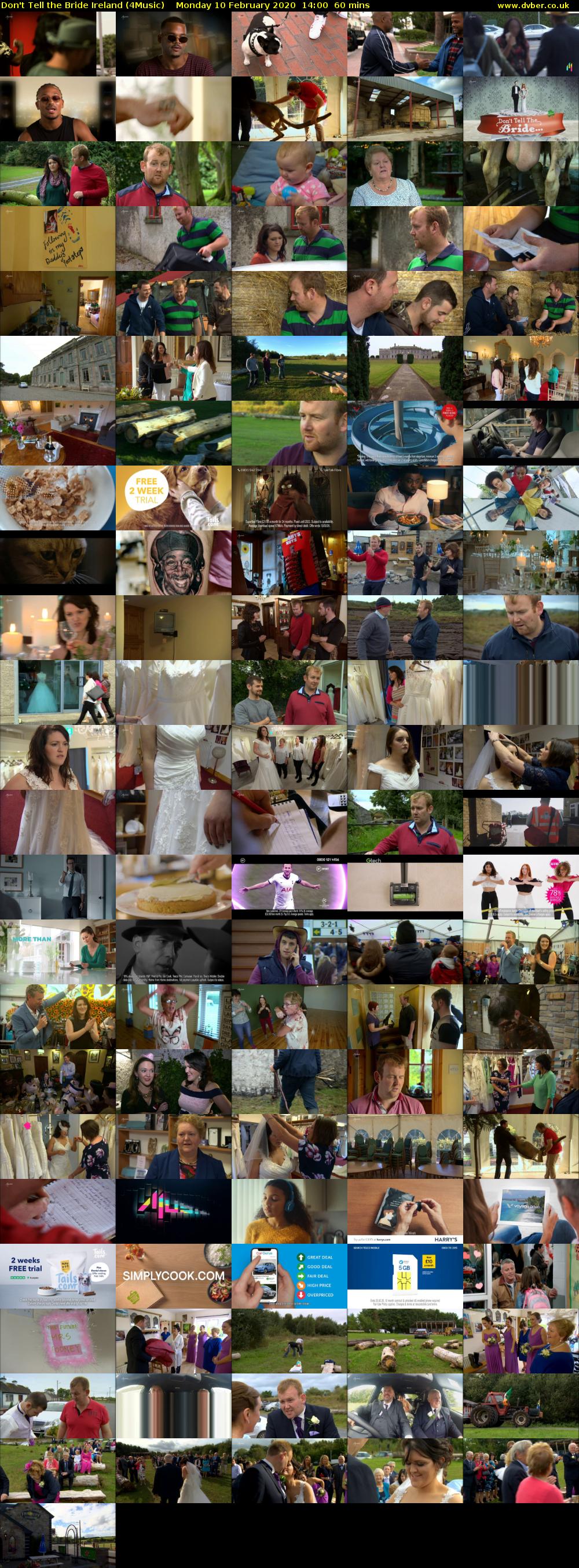 Don't Tell the Bride Ireland (4Music) Monday 10 February 2020 14:00 - 15:00