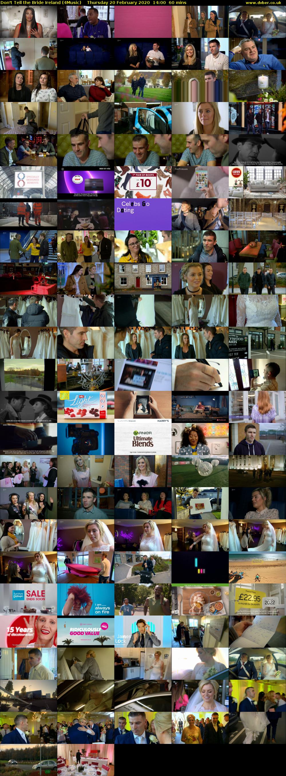 Don't Tell the Bride Ireland (4Music) Thursday 20 February 2020 14:00 - 15:00