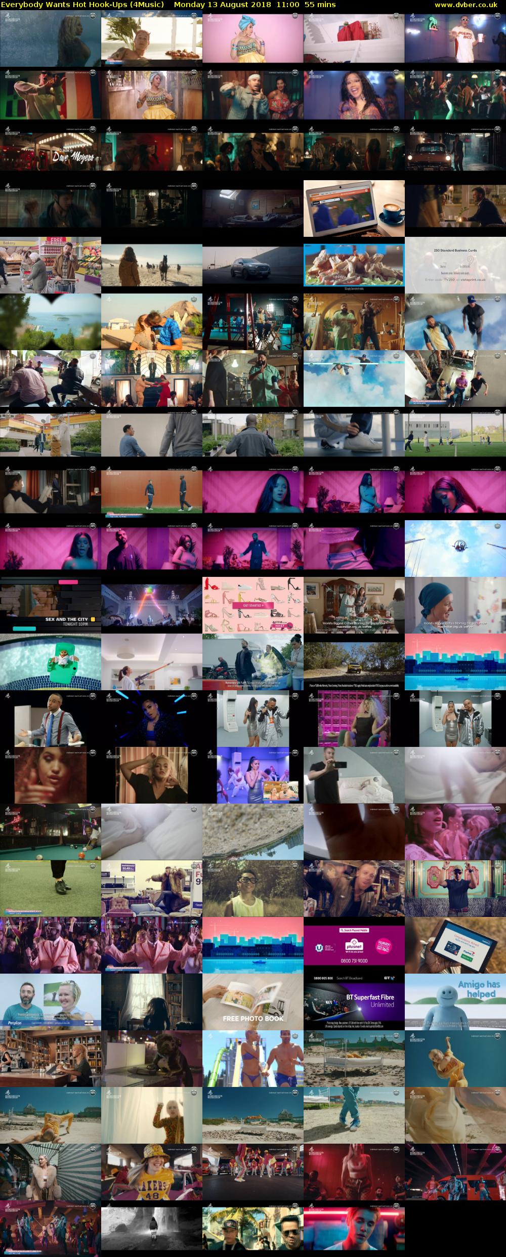Everybody Wants Hot Hook-Ups (4Music) Monday 13 August 2018 11:00 - 11:55