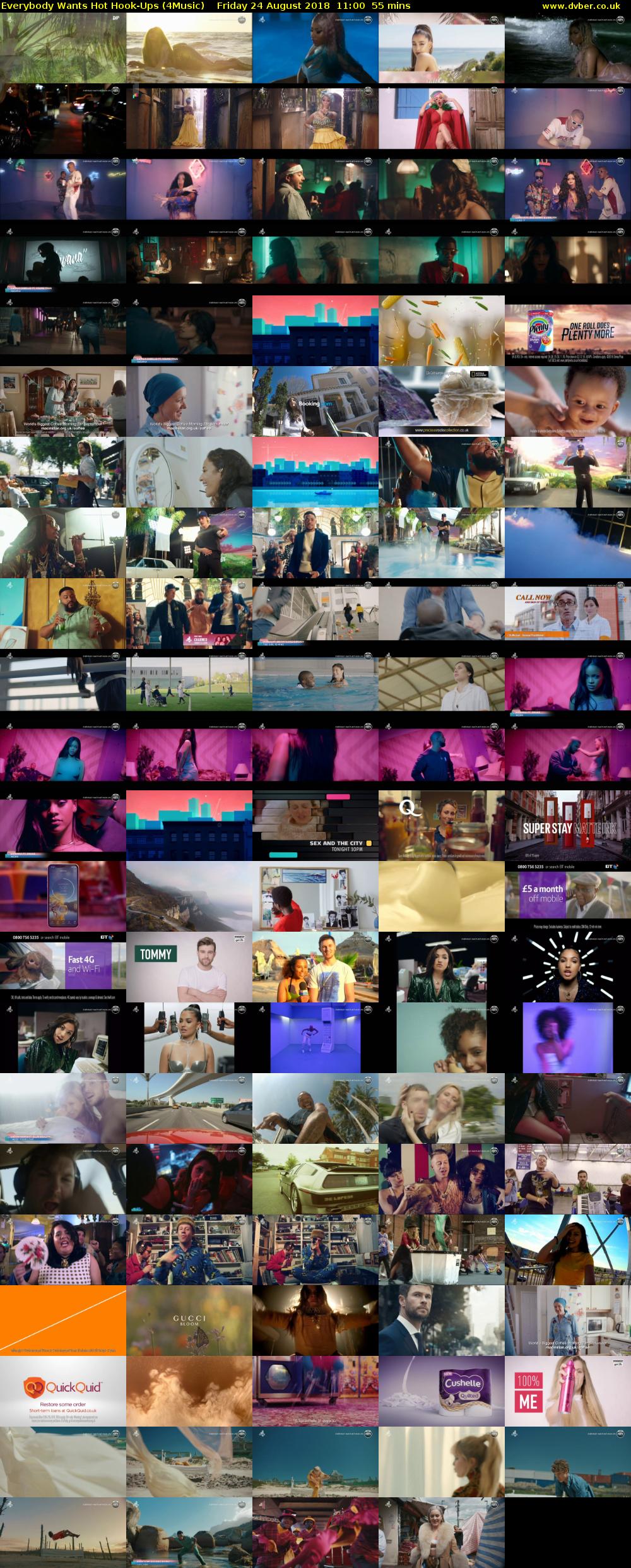 Everybody Wants Hot Hook-Ups (4Music) Friday 24 August 2018 11:00 - 11:55