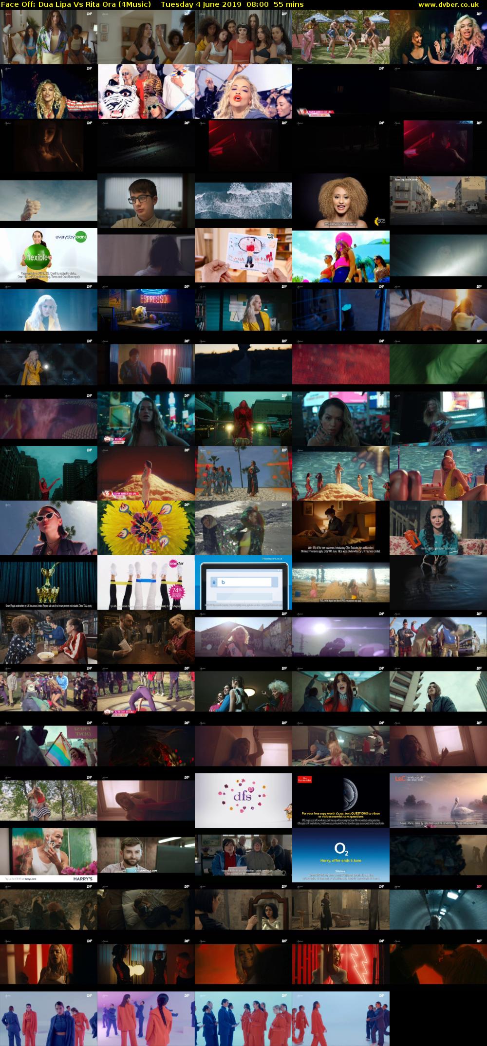 Face Off: Dua Lipa Vs Rita Ora (4Music) Tuesday 4 June 2019 08:00 - 08:55