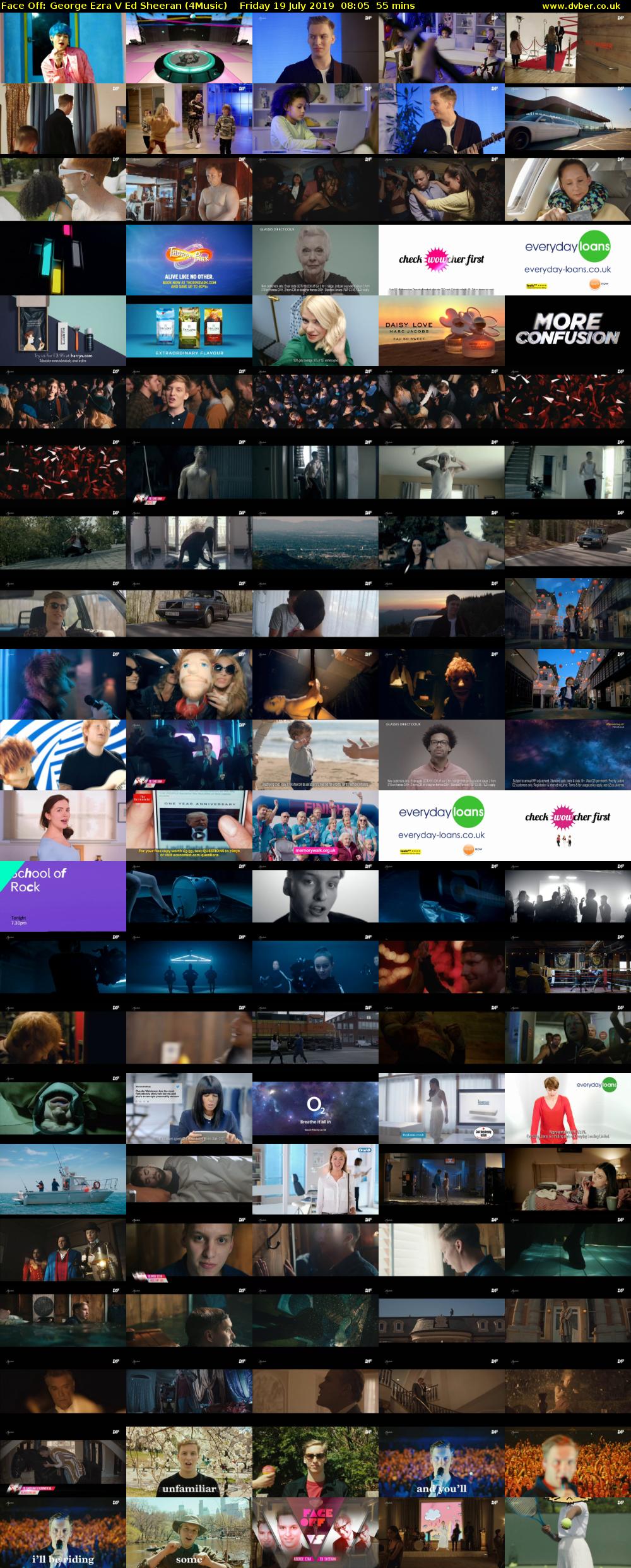 Face Off: George Ezra V Ed Sheeran (4Music) Friday 19 July 2019 08:05 - 09:00