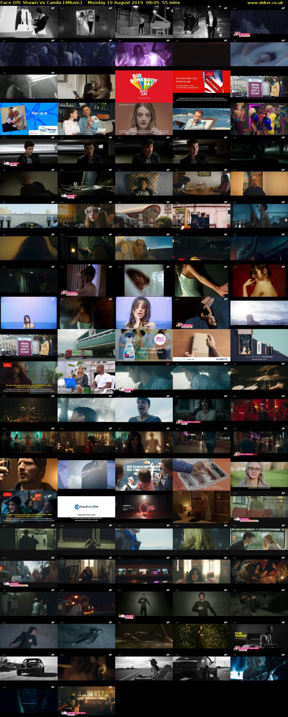 Face Off: Shawn Vs Camila (4Music) Monday 19 August 2019 08:05 - 09:00