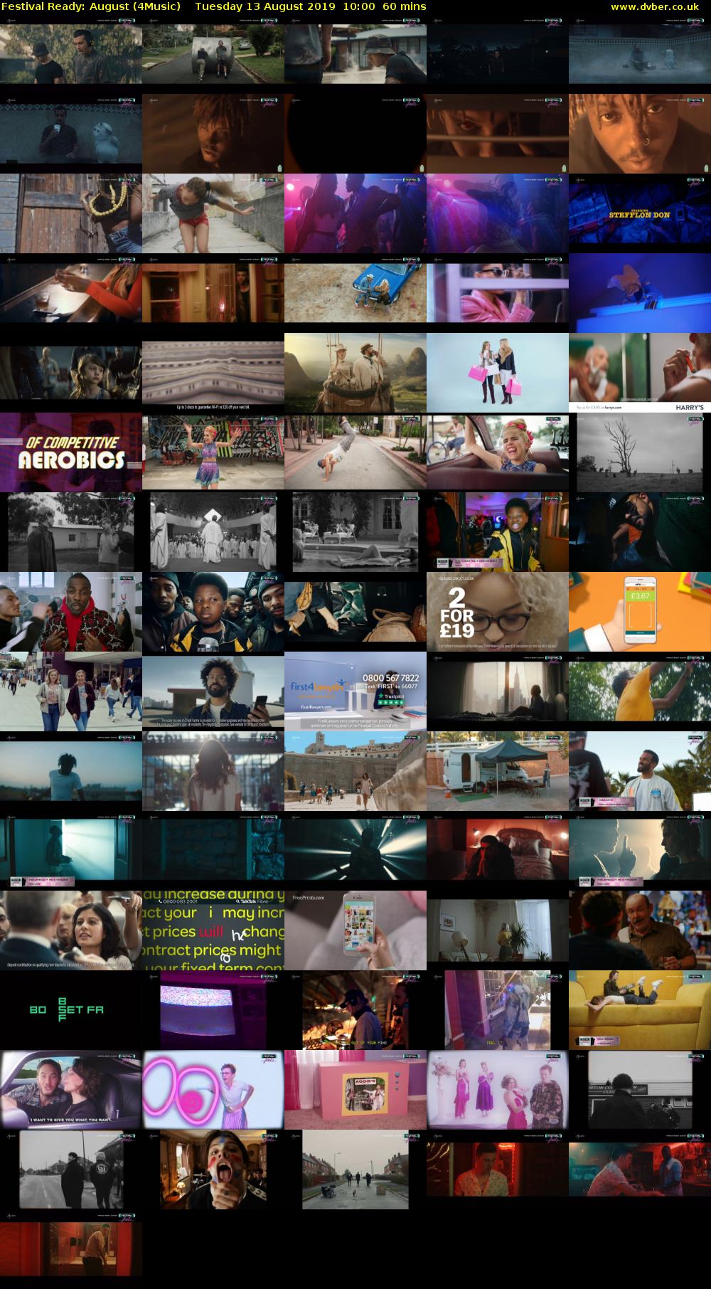 Festival Ready: August (4Music) Tuesday 13 August 2019 10:00 - 11:00