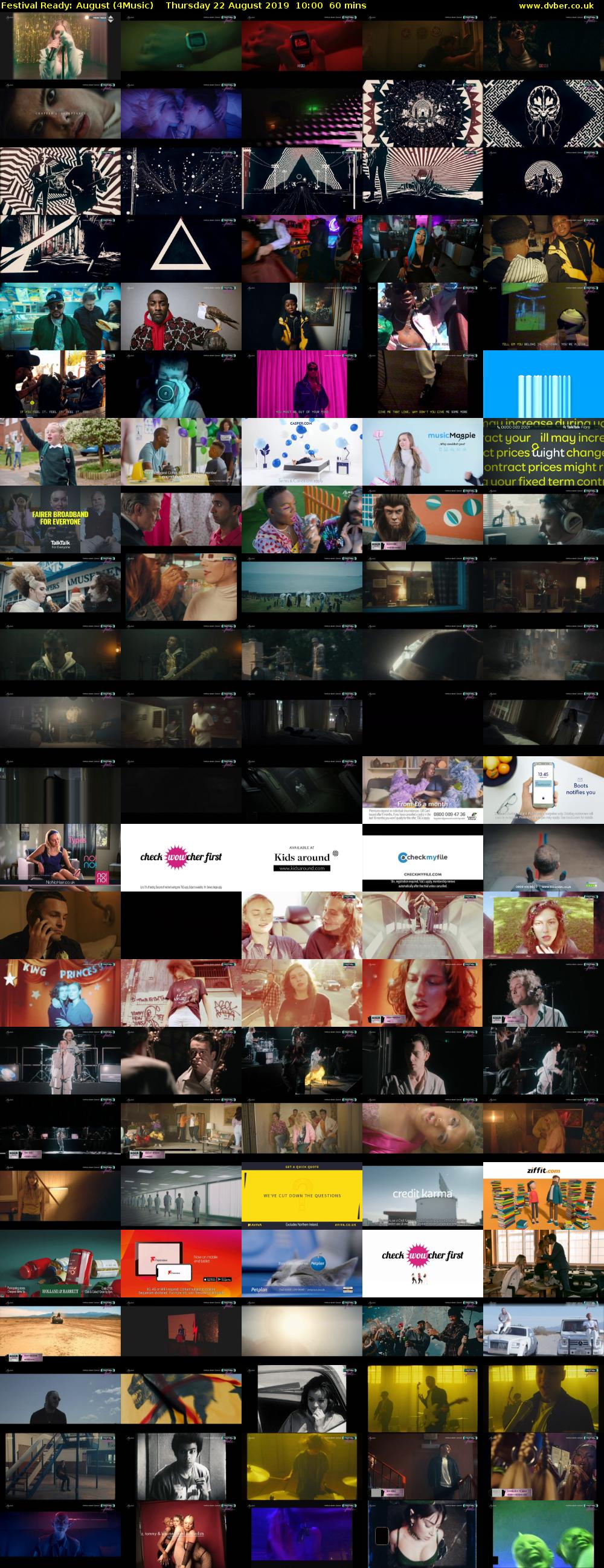 Festival Ready: August (4Music) Thursday 22 August 2019 10:00 - 11:00