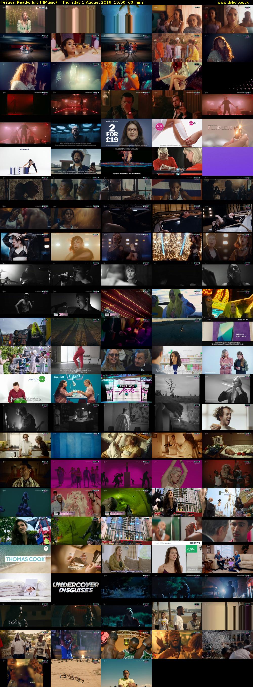 Festival Ready: July (4Music) Thursday 1 August 2019 10:00 - 11:00