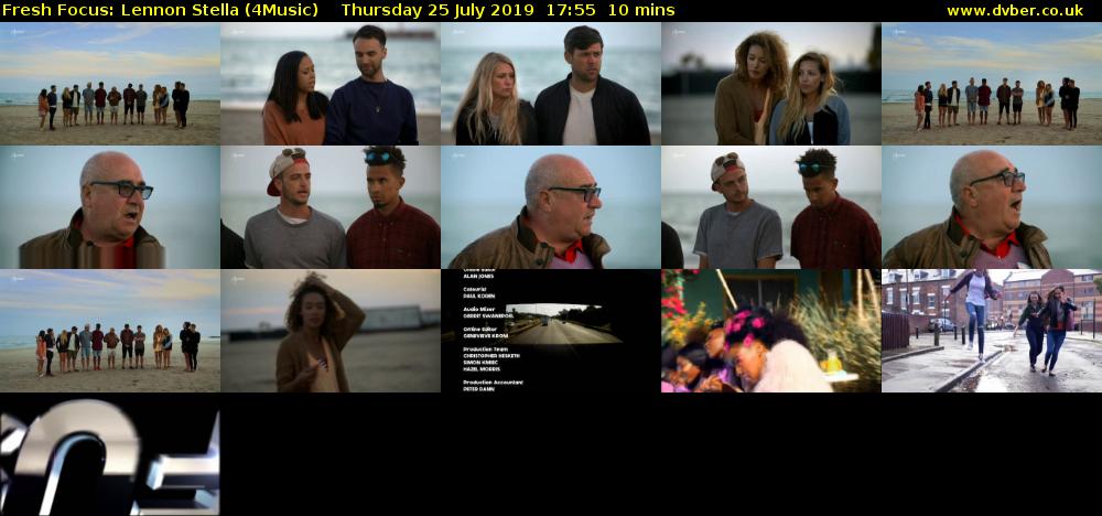 Fresh Focus: Lennon Stella (4Music) Thursday 25 July 2019 17:55 - 18:05