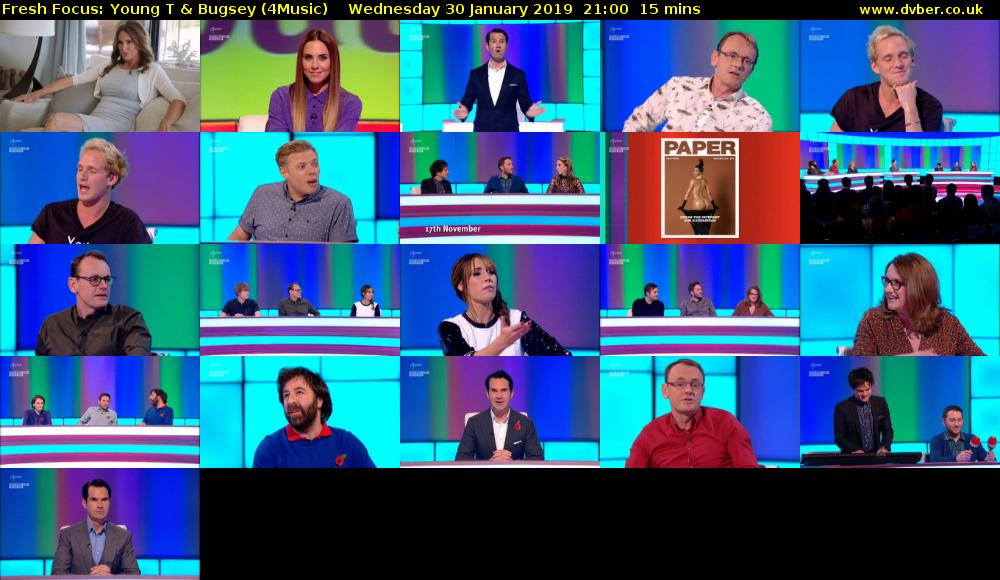 Fresh Focus: Young T & Bugsey (4Music) Wednesday 30 January 2019 21:00 - 21:15