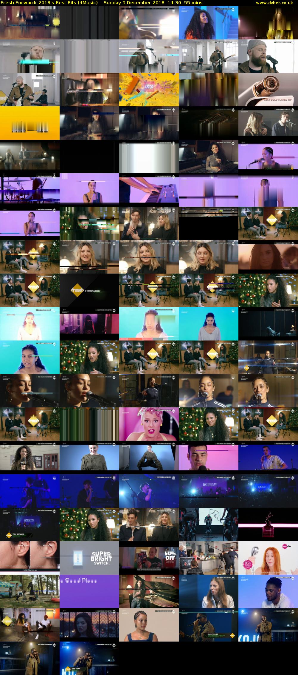 Fresh Forward: 2018's Best Bits (4Music) Sunday 9 December 2018 14:30 - 15:25