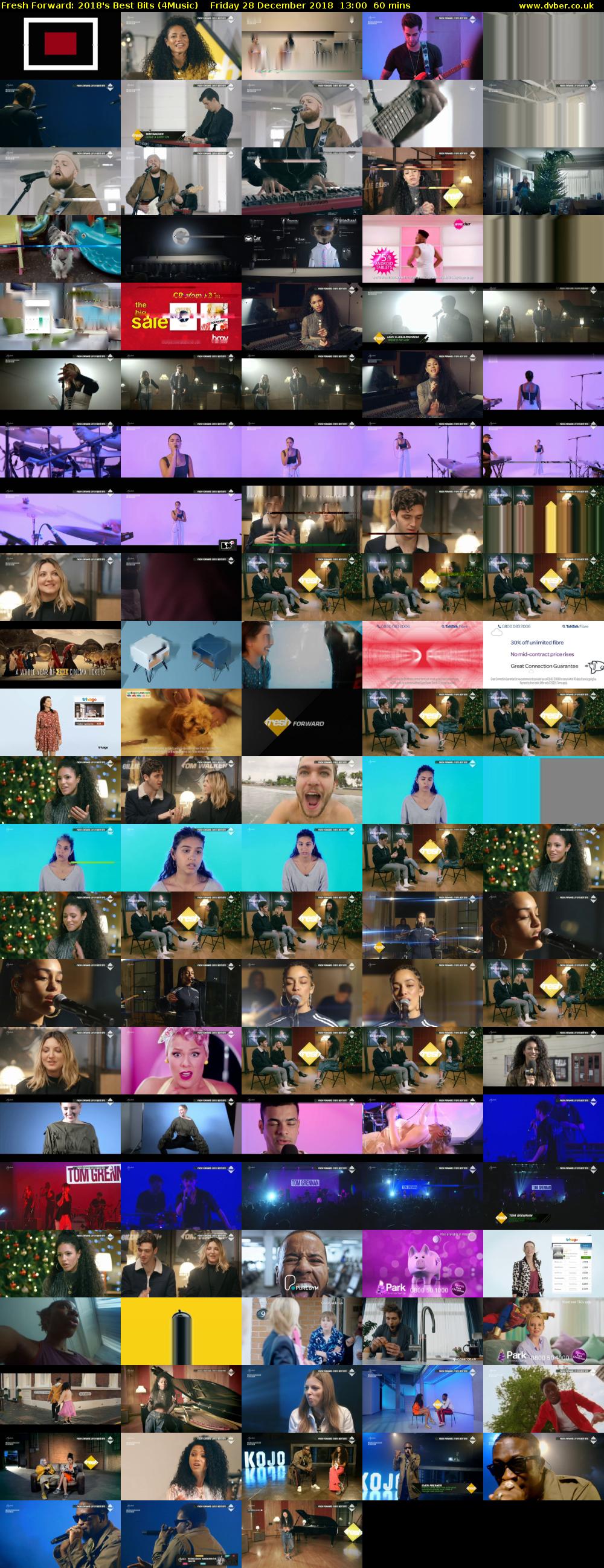 Fresh Forward: 2018's Best Bits (4Music) Friday 28 December 2018 13:00 - 14:00