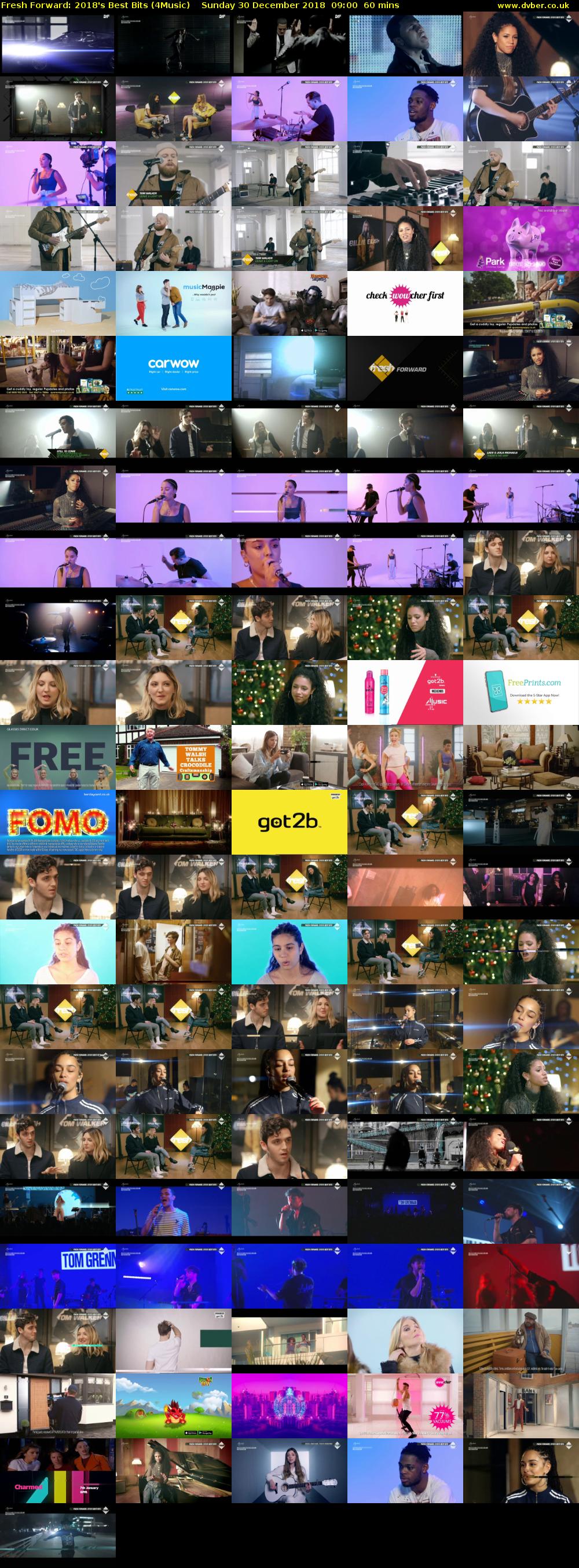 Fresh Forward: 2018's Best Bits (4Music) Sunday 30 December 2018 09:00 - 10:00