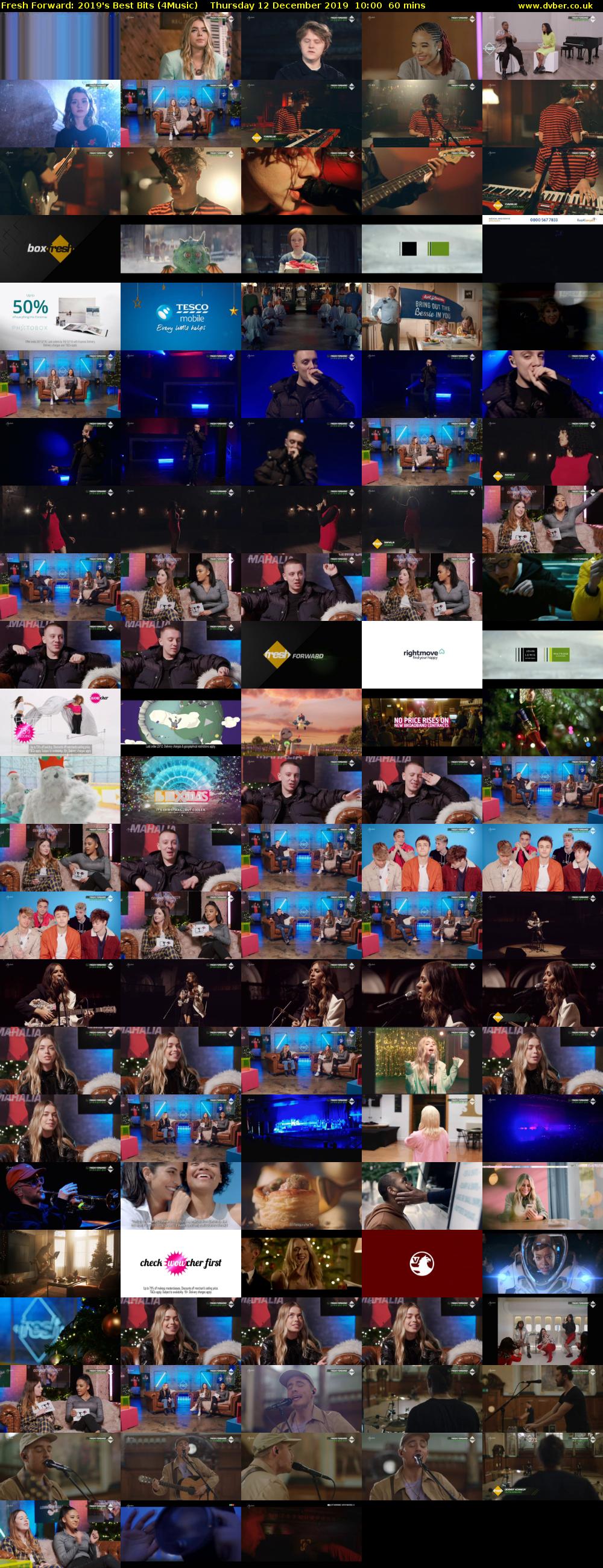 Fresh Forward: 2019's Best Bits (4Music) Thursday 12 December 2019 10:00 - 11:00