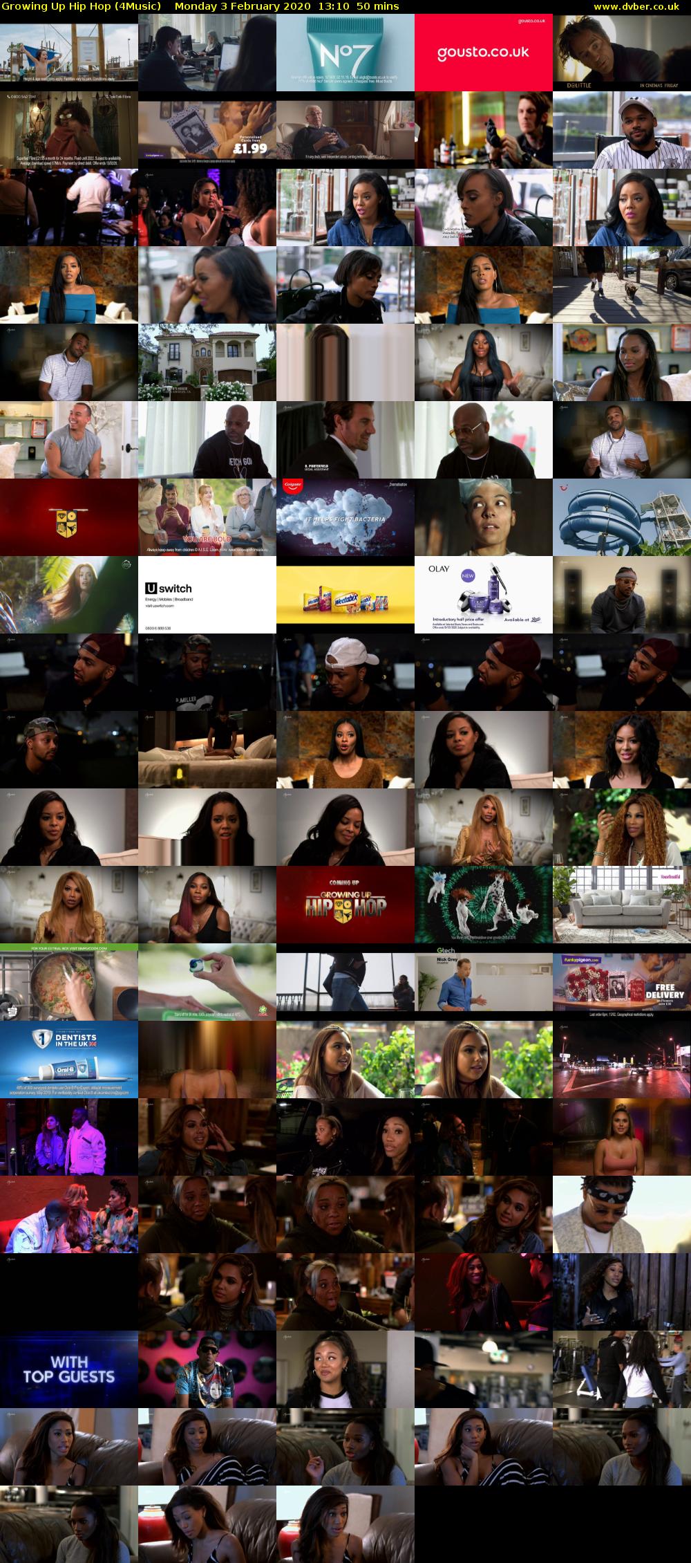 Growing Up Hip Hop (4Music) Monday 3 February 2020 13:10 - 14:00