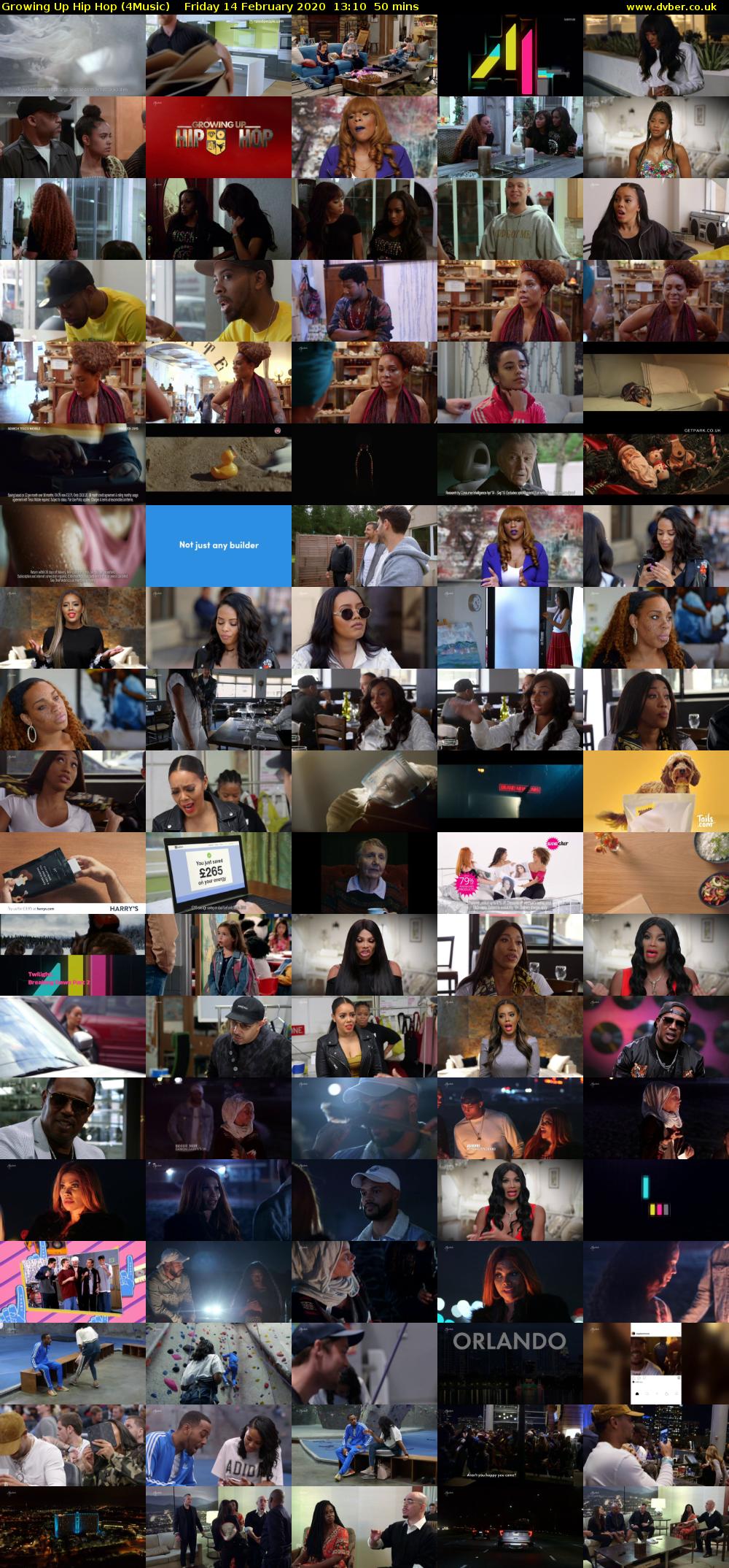 Growing Up Hip Hop (4Music) Friday 14 February 2020 13:10 - 14:00