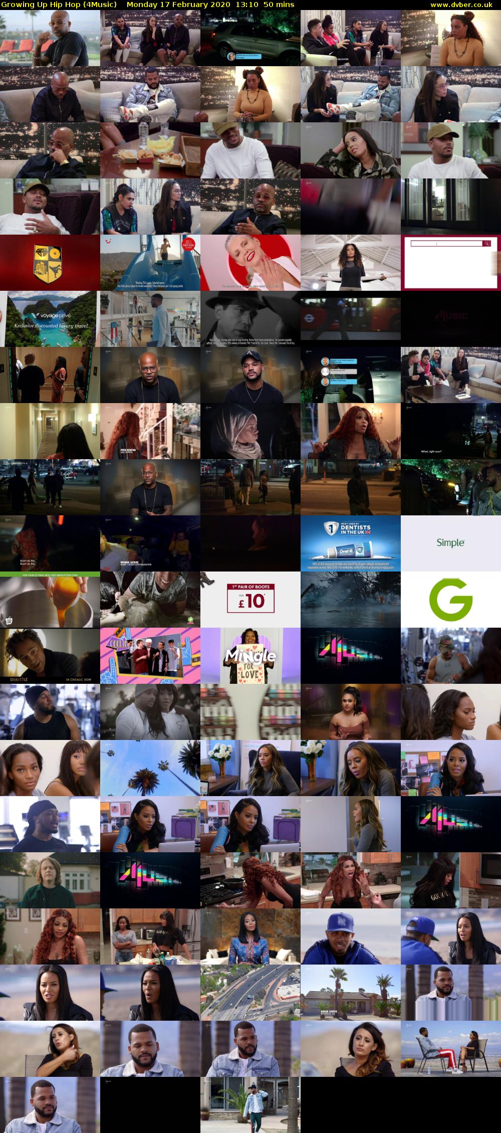 Growing Up Hip Hop (4Music) Monday 17 February 2020 13:10 - 14:00