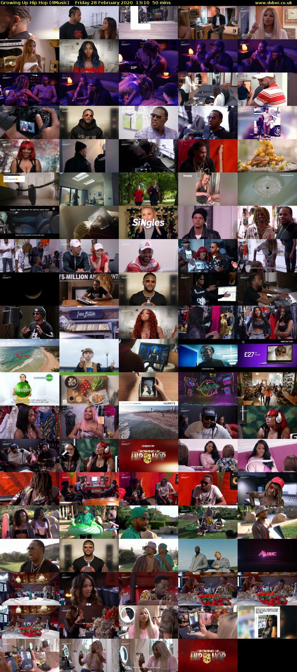Growing Up Hip Hop (4Music) Friday 28 February 2020 13:10 - 14:00