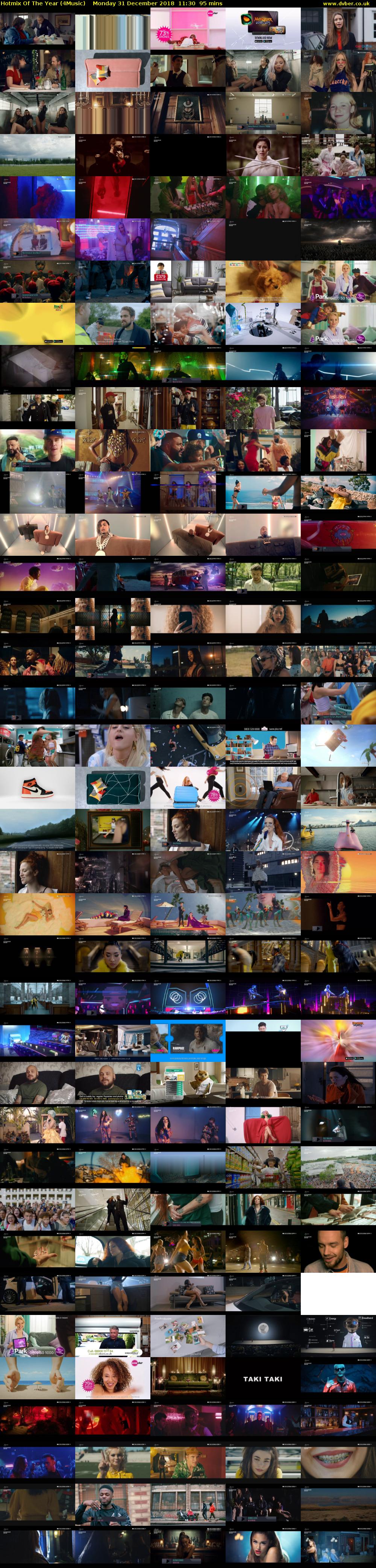 Hotmix Of The Year (4Music) Monday 31 December 2018 11:30 - 13:05