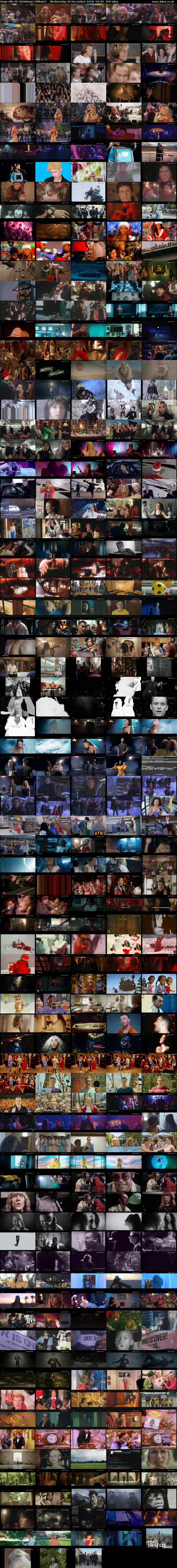 Huge Hits At Christmas! (4Music) Wednesday 26 December 2018 02:40 - 06:00