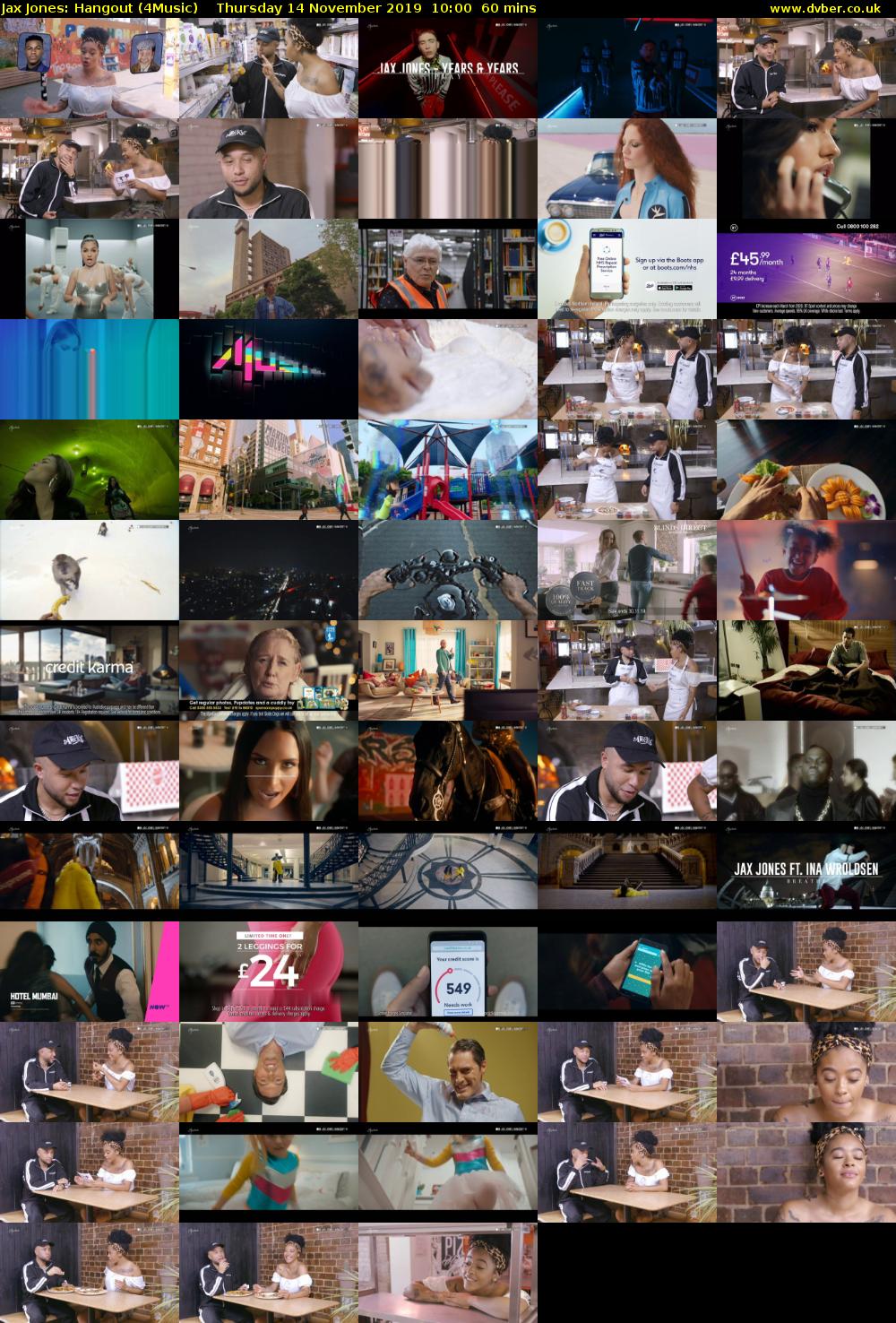 Jax Jones: Hangout (4Music) Thursday 14 November 2019 10:00 - 11:00