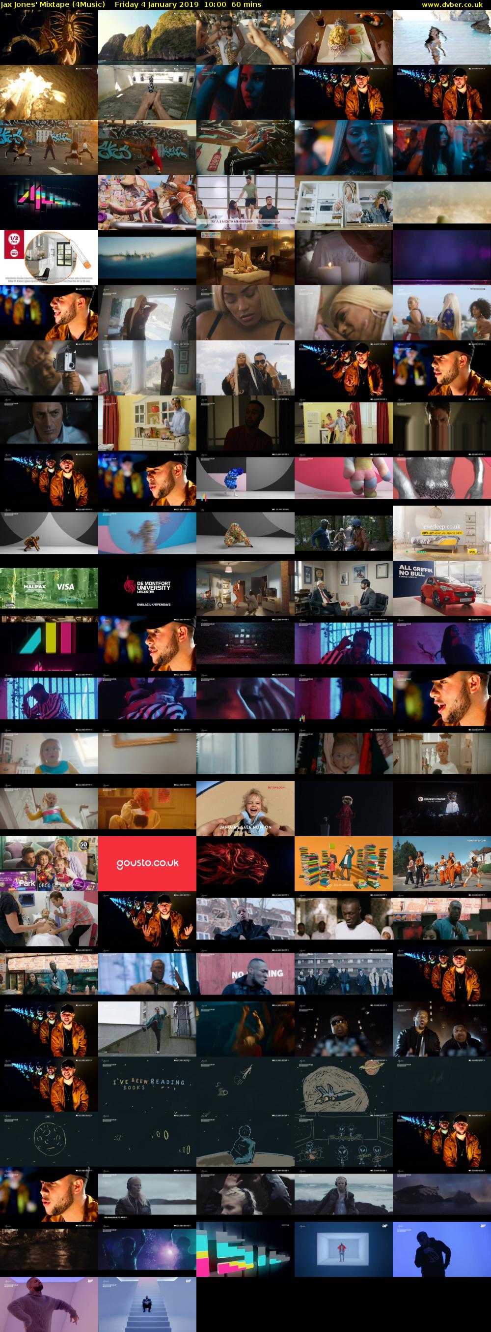 Jax Jones' Mixtape (4Music) Friday 4 January 2019 10:00 - 11:00