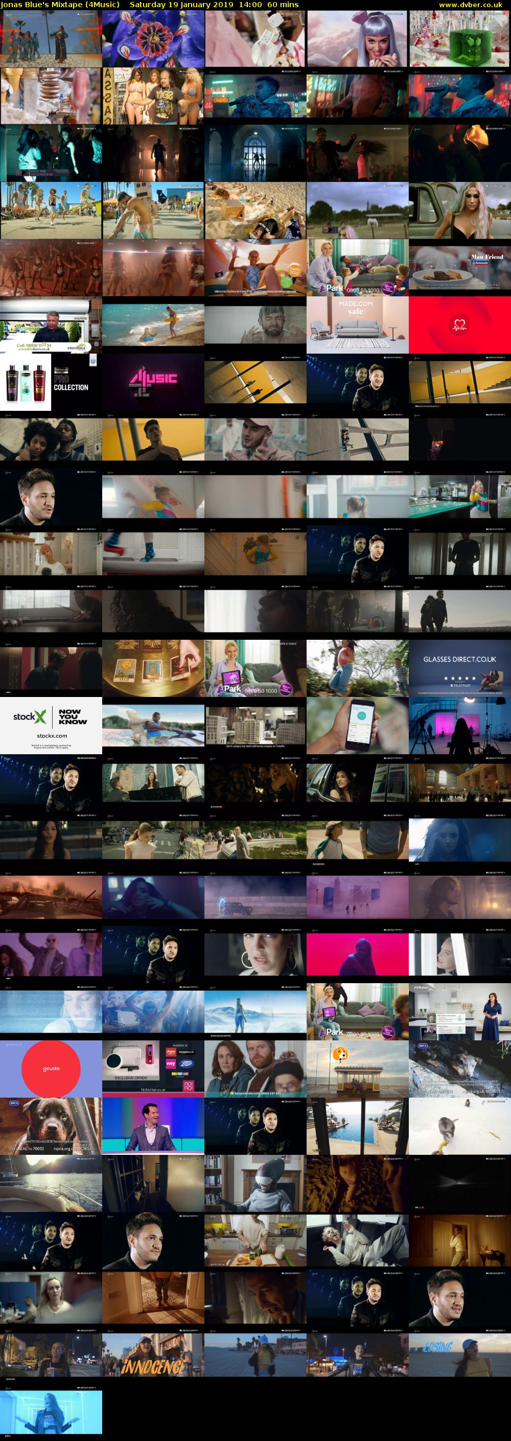 Jonas Blue's Mixtape (4Music) Saturday 19 January 2019 14:00 - 15:00