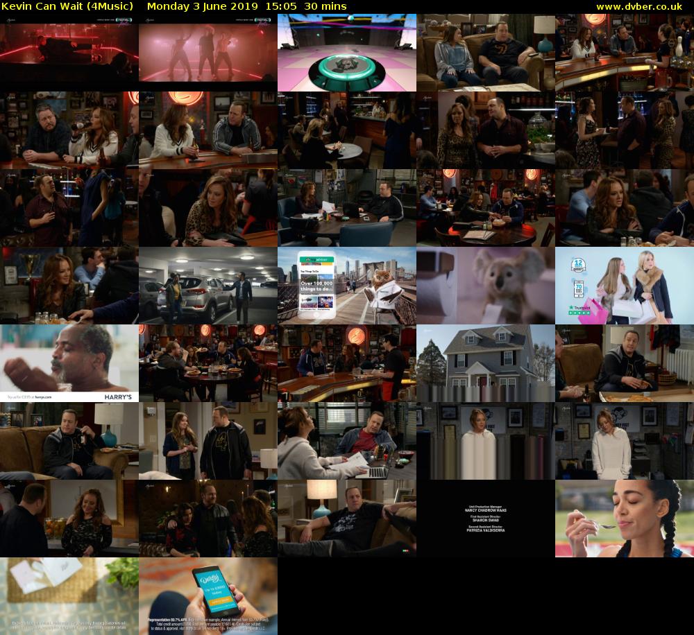 Kevin Can Wait (4Music) Monday 3 June 2019 15:05 - 15:35