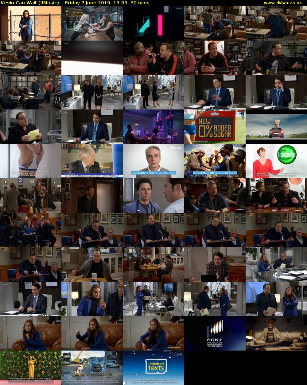 Kevin Can Wait (4Music) Friday 7 June 2019 15:05 - 15:35