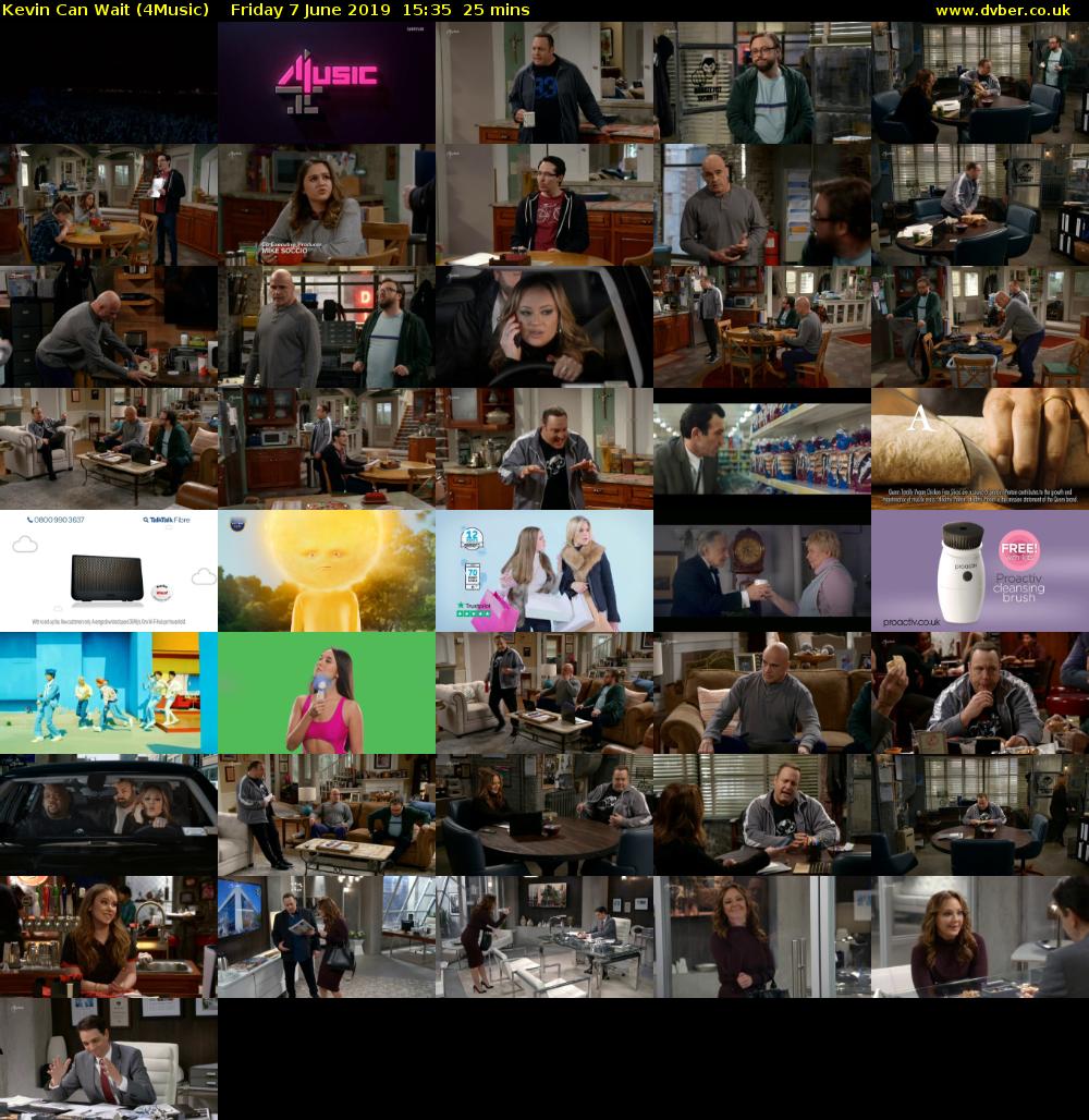 Kevin Can Wait (4Music) Friday 7 June 2019 15:35 - 16:00