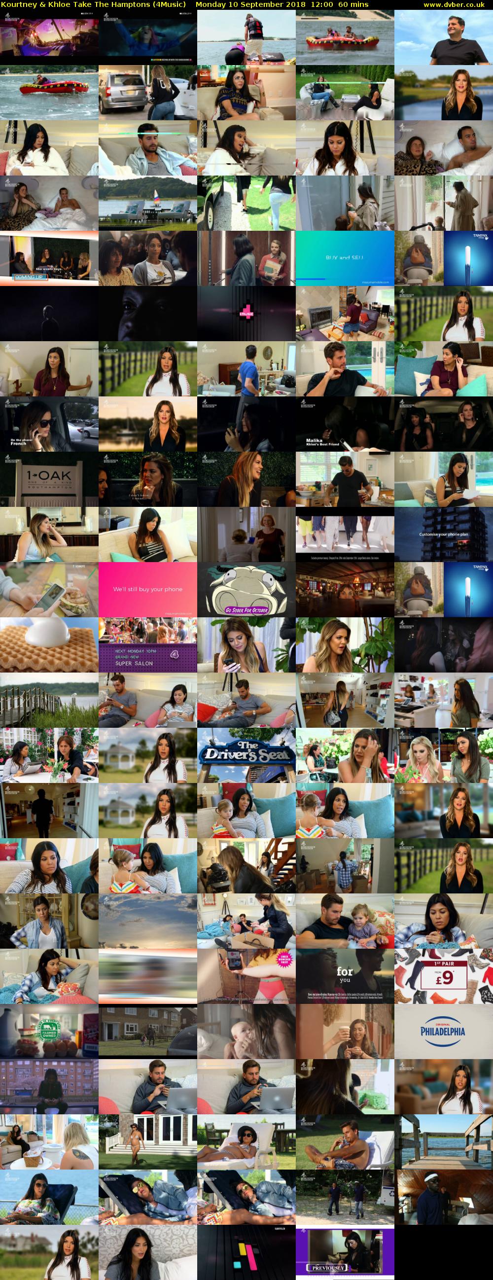 Kourtney & Khloe Take The Hamptons (4Music) Monday 10 September 2018 12:00 - 13:00