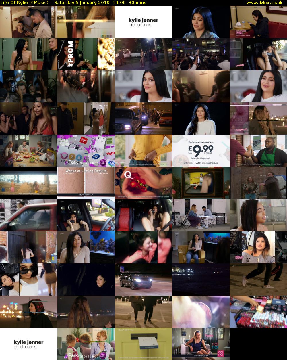 Life Of Kylie (4Music) Saturday 5 January 2019 14:00 - 14:30