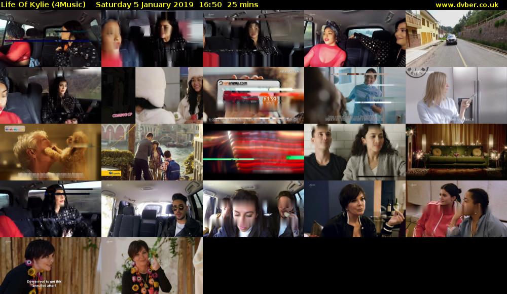 Life Of Kylie (4Music) Saturday 5 January 2019 16:50 - 17:15