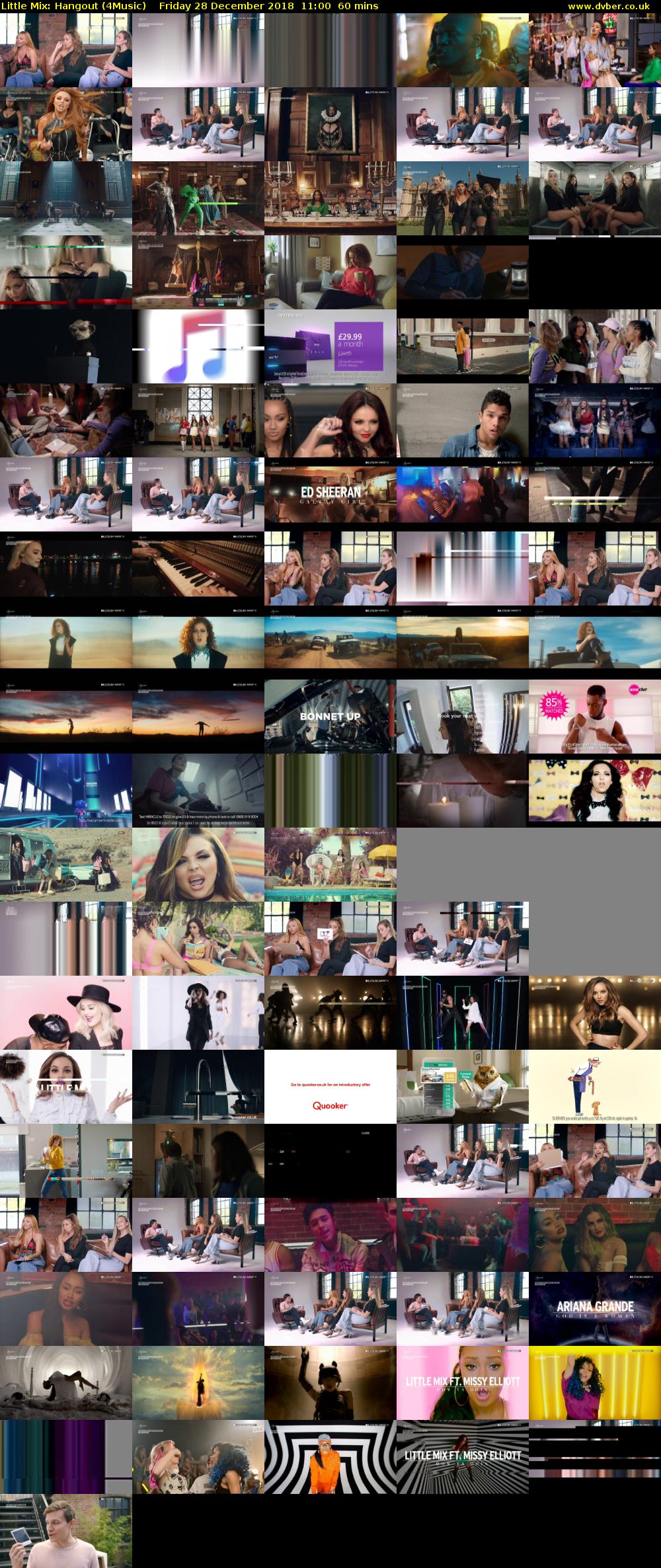 Little Mix: Hangout (4Music) Friday 28 December 2018 11:00 - 12:00