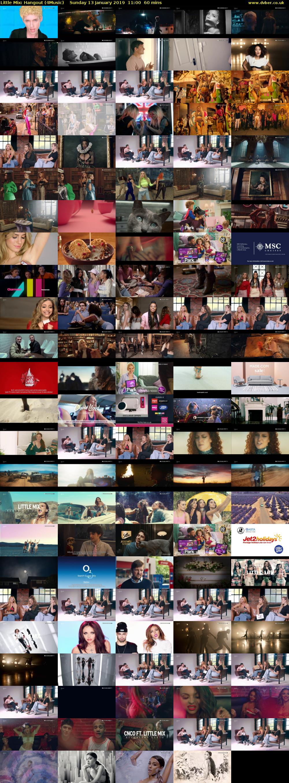 Little Mix: Hangout (4Music) Sunday 13 January 2019 11:00 - 12:00