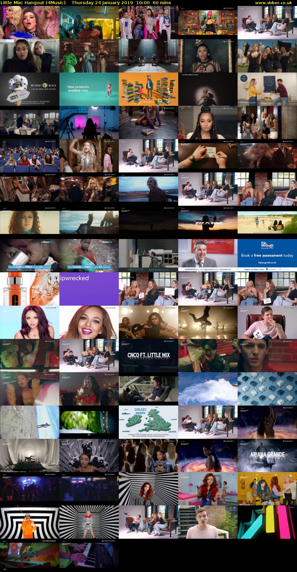 Little Mix: Hangout (4Music) Thursday 24 January 2019 10:00 - 11:00