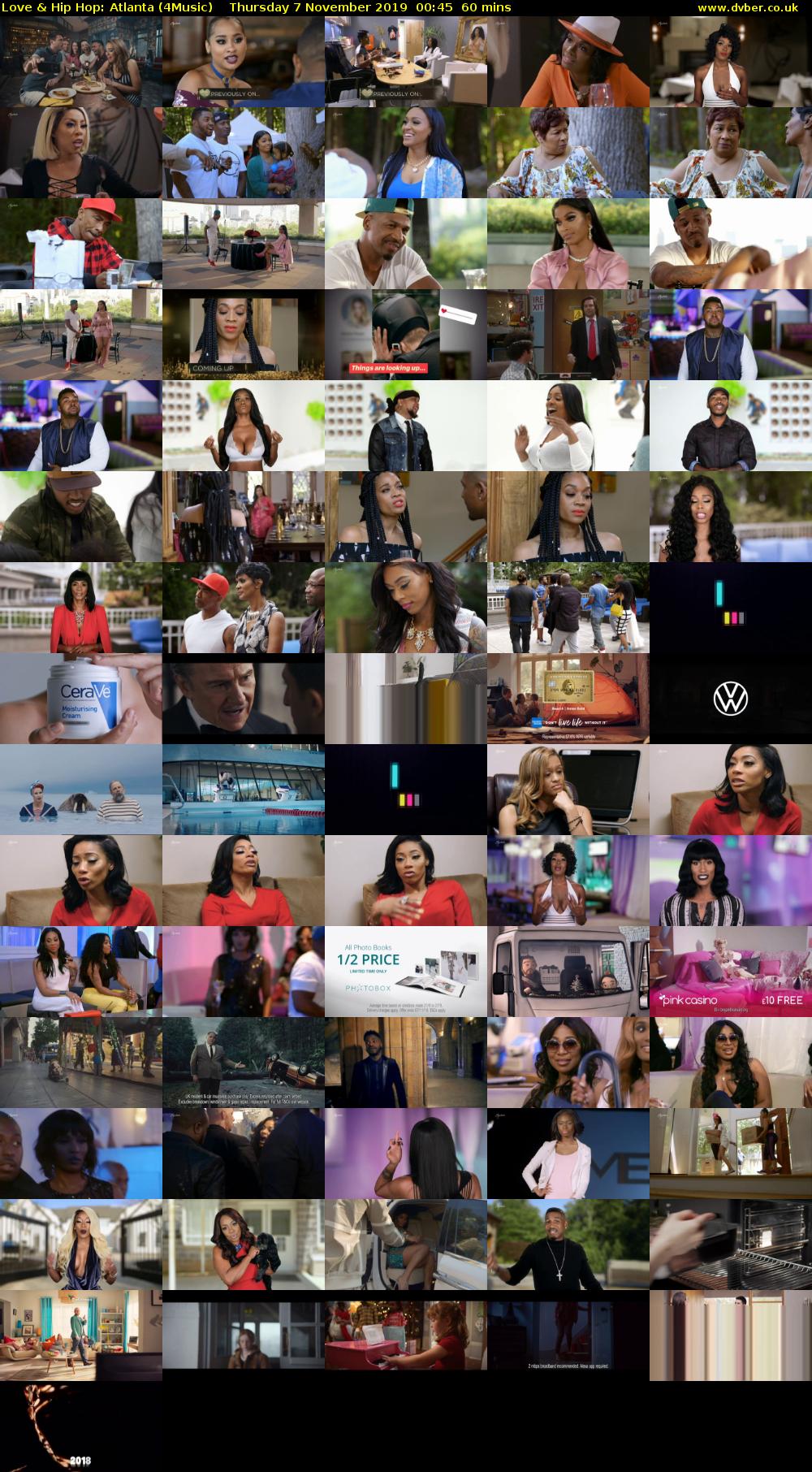 Love & Hip Hop: Atlanta (4Music) Thursday 7 November 2019 00:45 - 01:45