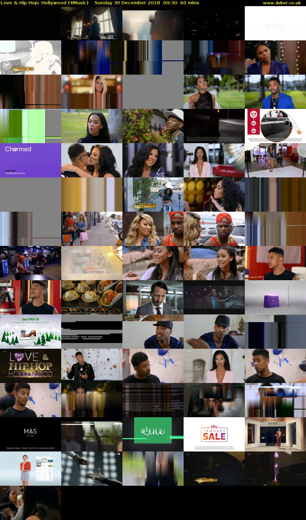 Love & Hip Hop: Hollywood (4Music) Sunday 30 December 2018 00:30 - 01:30