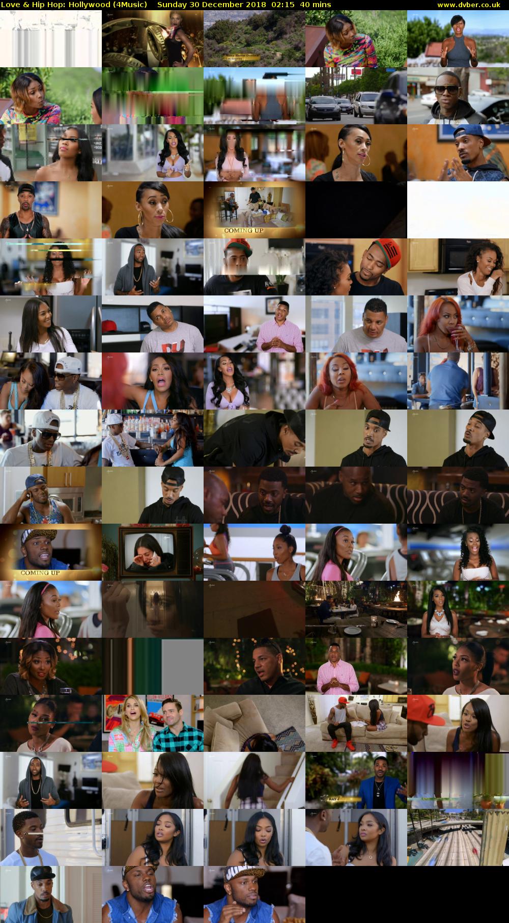 Love & Hip Hop: Hollywood (4Music) Sunday 30 December 2018 02:15 - 02:55