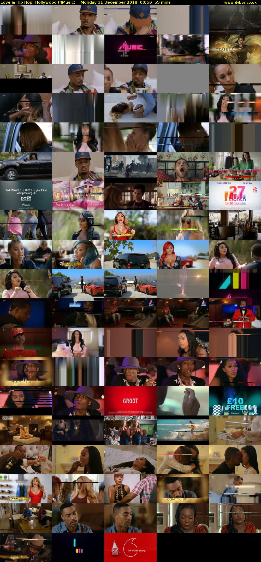 Love & Hip Hop: Hollywood (4Music) Monday 31 December 2018 00:50 - 01:45