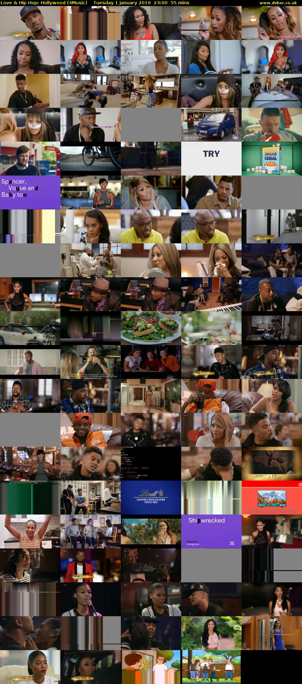 Love & Hip Hop: Hollywood (4Music) Tuesday 1 January 2019 23:00 - 23:55