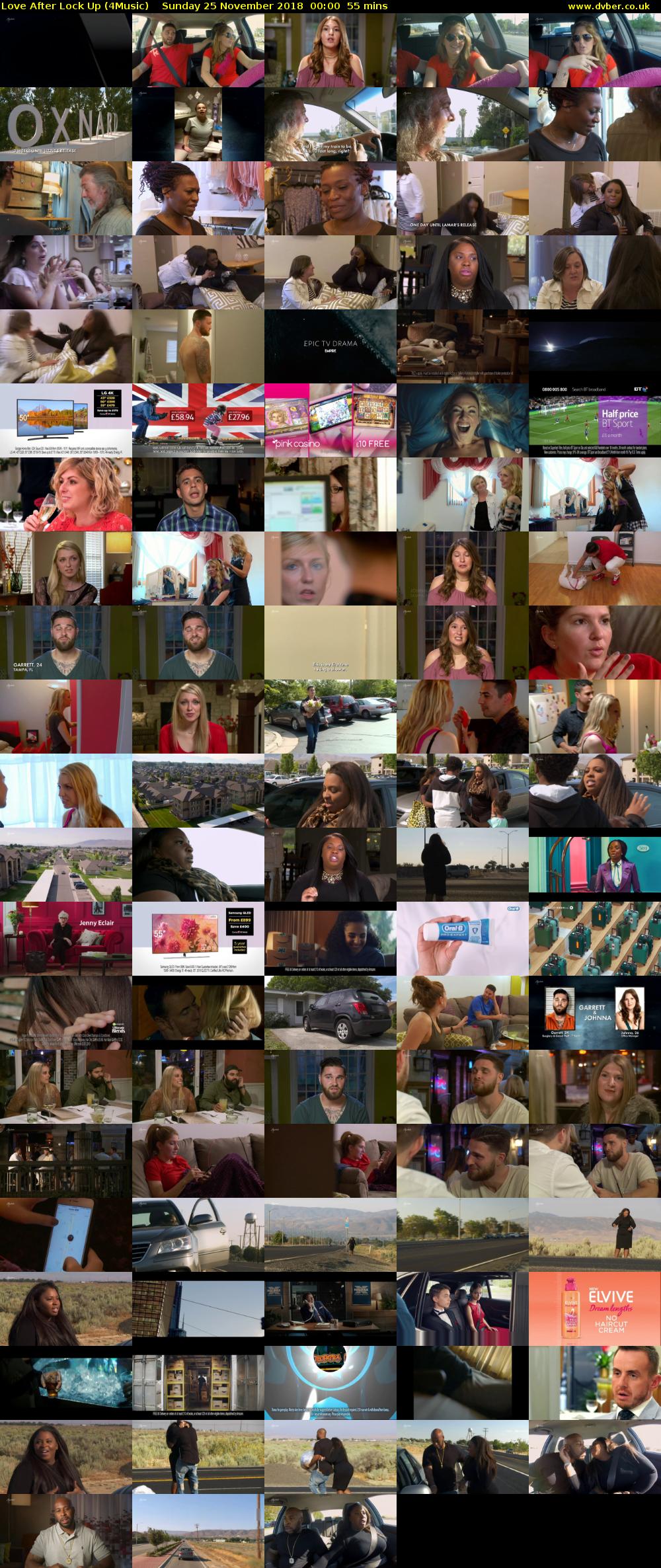 Love After Lock Up (4Music) Sunday 25 November 2018 00:00 - 00:55