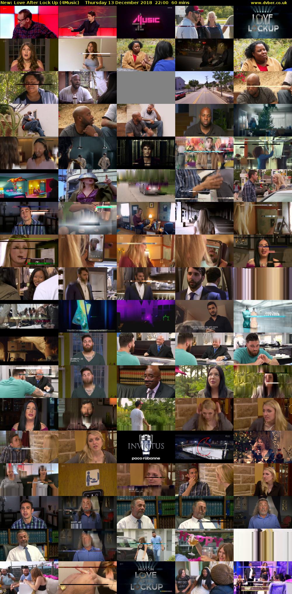 Love After Lock Up (4Music) Thursday 13 December 2018 22:00 - 23:00