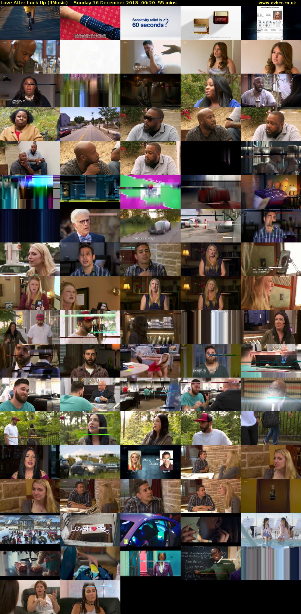 Love After Lock Up (4Music) Sunday 16 December 2018 00:20 - 01:15