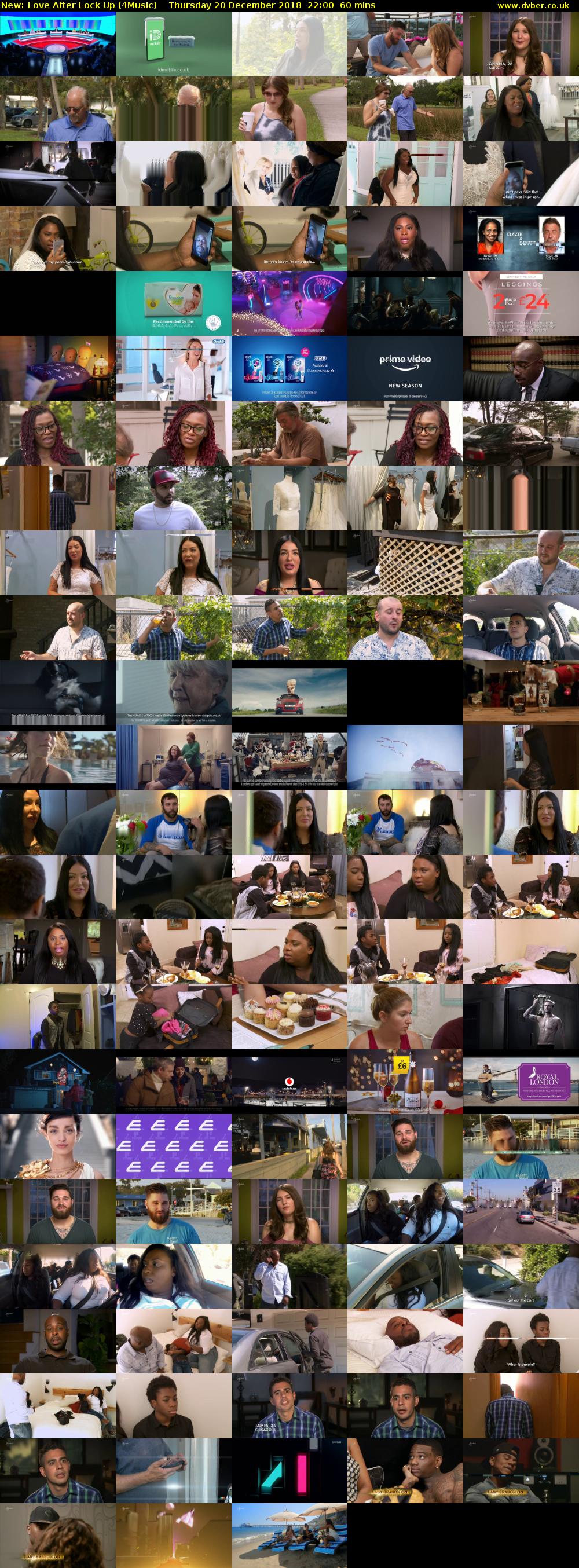 Love After Lock Up (4Music) Thursday 20 December 2018 22:00 - 23:00