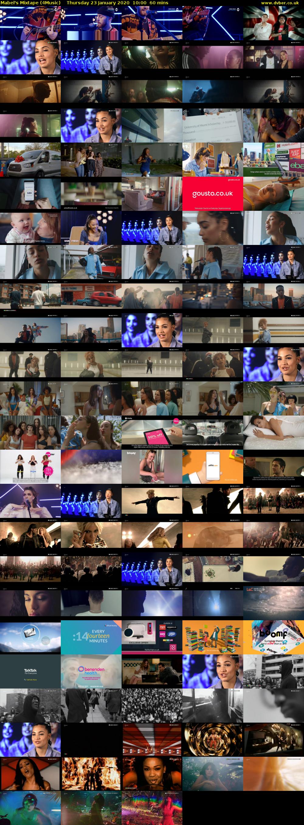 Mabel's Mixtape (4Music) Thursday 23 January 2020 10:00 - 11:00