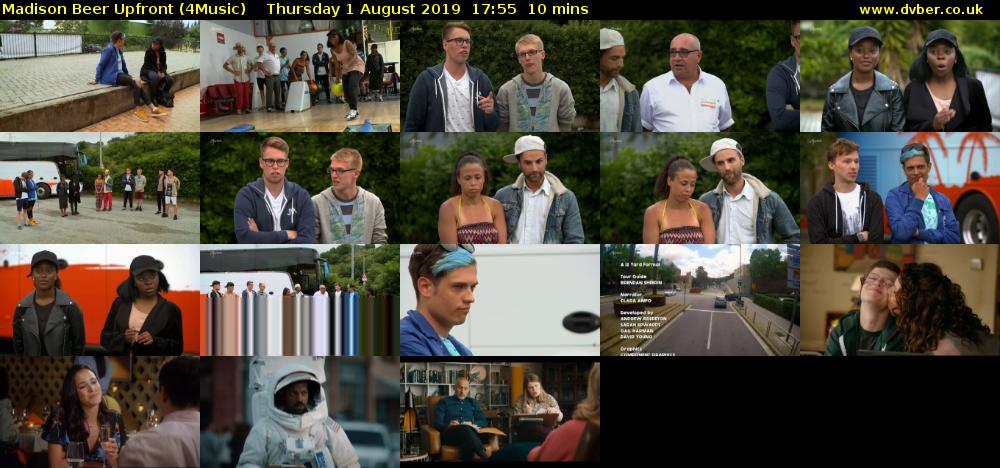 Madison Beer Upfront (4Music) Thursday 1 August 2019 17:55 - 18:05