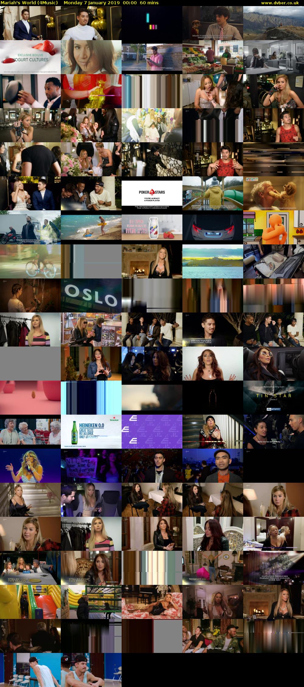 Mariah's World (4Music) Monday 7 January 2019 00:00 - 01:00